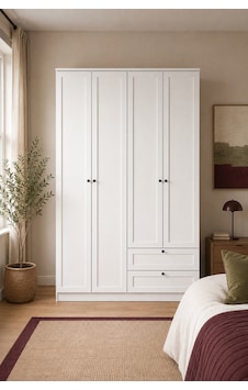 Home Alya 4 Kapaklı Gardırop 137x182x52 Cm Beyaz - 912258871 Beyaz Home Alya 4 Kapaklı Gardırop 137x182x52 Cm Beyaz - 912258871 Beyaz