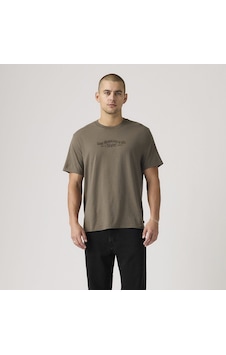 Levi's Lse Ss Relaxed Fıt Tee Serıf Ls Co 1 Bunkahverengi Kahverengi