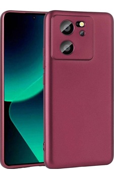 Xiaomi Mi 13t Kılıf Zore Premier Silikon Kapak Mürdüm Xiaomi Mi 13t Kılıf Zore Premier Silikon Kapak Mürdüm