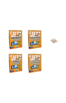 Lgs 8. Sınıf Jett Matematik Fen Türkçe Ve İnkılap Fasikülleri 4lü Set Lgs 8. Sınıf Jett Matematik Fen Türkçe Ve İnkılap Fasikülleri 4lü Set