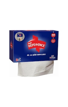 Reference El Yüz Havlusu 2 Katlı 100'lü X 24 Paket Lacivert