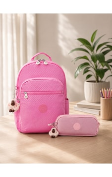 Kipling Kız Çocuk Okul Çantası 2'li Set Çanta Ve Kalemlik Kpsetkpkı293202 Pembe Kipling Kız Çocuk Okul Çantası 2'li Set Çanta Ve Kalemlik Kpsetkpkı293202 Pembe
