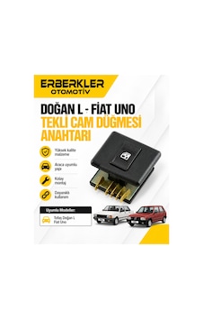 Doğan L - Fiat Uno Tekli Cam Düğmesi Anahtarı - Erb2182 Doğan L - Fiat Uno Tekli Cam Düğmesi Anahtarı - Erb2182