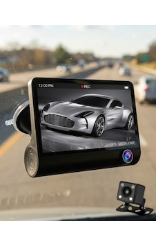 Araç Dvr Kamera Çift Lensli 4 İnç Ekranlı G Sensörlü 31062393 Araç Dvr Kamera Çift Lensli 4 İnç Ekranlı G Sensörlü 31062393