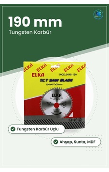 Daire Testere Bıçağı Tct 190 Mm Diş 30 Göbek Ahşap Sunta Mdf Lami Daire Testere Bıçağı Tct 190 Mm Diş 30 Göbek Ahşap Sunta Mdf Lami