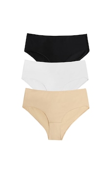 Suwen 3lü Paket Yüksek Bel Slip Külot St0040601a311 Siyah - Beyaz - Ten Suwen 3lü Paket Yüksek Bel Slip Külot St0040601a311 Siyah - Beyaz - Ten