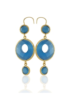 Kadir Jewellery 22 Ayar Altın Kaplama Kadın Sallantılı Küpe -el İşçiliği Ve Hipoalerjenik Küpe Koyu Mavi 33338324 Kadir Jewellery 22 Ayar Altın Kaplama Kadın Sallantılı Küpe -el İşçiliği Ve Hipoalerjenik Küpe Koyu Mavi 33338324