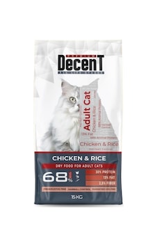 Yetişkin Kediler İçin Tavuklu Ve Pirinçli Kuru Mama 15kg.