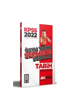2022 KPSS Tarih ÖSYM Tarzı Seçmece Sorular Tamamı Çözümlü Soru Bankası - Aydın Yüce - Hoca Webde Yayınları 2022 KPSS Tarih ÖSYM Tarzı Seçmece Sorular Tamamı Çözümlü Soru Bankası - Aydın Yüce - Hoca Webde Yayınları
