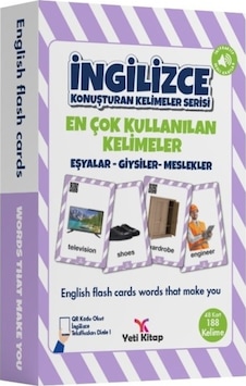 İngilizce Konuşturan Kelimeler Serisi - Eşyalar Giysiler Meslek İngilizce Konuşturan Kelimeler Serisi - Eşyalar Giysiler Meslek