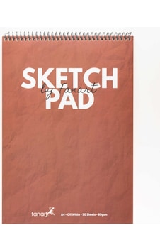 Fanart Academy Üstten Spiralli A4 Sketch Pad