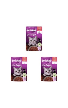 Pouch Pure Delight Jöle İçinde Sığır Etli Yetişkin Kedi Konservesi 85 Gr 3lü Paket Pouch Pure Delight Jöle İçinde Sığır Etli Yetişkin Kedi Konservesi 85 Gr 3lü Paket