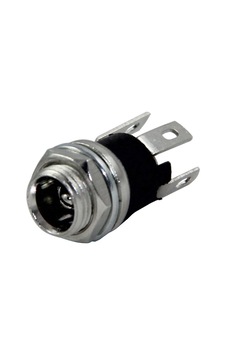 IC-258A DC Jak Üstten Somunlu 2.1mm Somunlu Ø8mm IC-258A DC Jak Üstten Somunlu 2.1mm Somunlu Ø8mm
