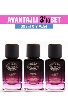Alberto Taccini Nocturnal Kadın Parfüm EDP 3 x 30 ML