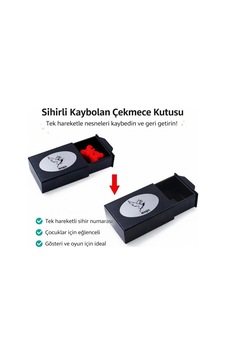 Herşeyi Kaybeden Sihirli Kutu Sihirli Çekmece 3x10x7 Cm Çok Renkli Herşeyi Kaybeden Sihirli Kutu Sihirli Çekmece 3x10x7 Cm Çok Renkli