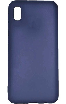 Galaxy A01 Core Kılıf Zore Premier Silikon Kapak Lacivert