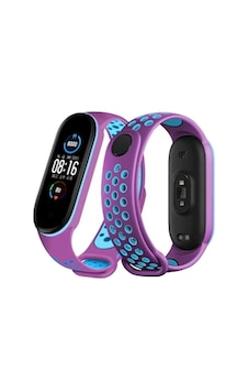 Newface - 585 - Xiaomi Mi Band 4 Spor Delikli Kordon - Csmo-tex - - Mor-mavi Newface - 585 - Xiaomi Mi Band 4 Spor Delikli Kordon - Csmo-tex - - Mor-mavi