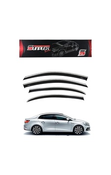 Kromlu Cam Rüzgarlığı Renault Megane 4 Sedan 2015+ 4 Parça Sunpleks 1020001 Kromlu Cam Rüzgarlığı Renault Megane 4 Sedan 2015+ 4 Parça Sunpleks 1020001