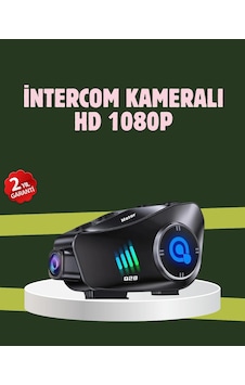 Hubrendy Tekno Q28 Full Hd Kameralı Motosiklet Kask Kulaklığı 45 Saat Müzik, Ipx6 Su Geçirmez