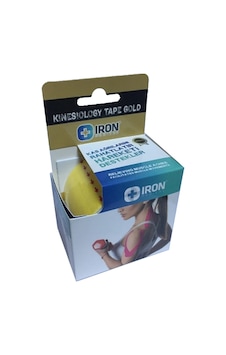 Medikal Iron Kinesiology Bandı-kinesio Tape 5cmx5m Sarı Renk Medikal Iron Kinesiology Bandı-kinesio Tape 5cmx5m Sarı Renk