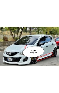 Opel Corsa D Aero Yan Marşpiyel Takımı - Plastik Opel Corsa D Aero Yan Marşpiyel Takımı - Plastik