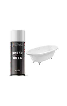 Beyaz Küvet Sprey Boyası Suya Dayanıklı 400 Ml. Beyaz Küvet Sprey Boyası Suya Dayanıklı 400 Ml.