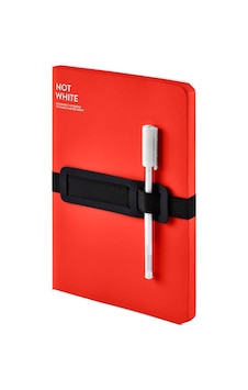 Nuuna Çizgisiz Mavi A5 Defter Not White Red 55218 Çok Renkli Nuuna Çizgisiz Mavi A5 Defter Not White Red 55218 Çok Renkli