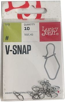 Lucky John 5115 V-snap 10 Adet Suni Yem Klipsi 1 10kg 1 10kg