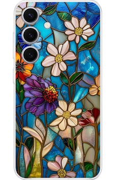 Printify Samsung Galaxy S24 Plus İle Uyumlu Vitray Mavi Bahar Tasarımlı Şeffaf Silikon Kılıf Şeffaf Printify Samsung Galaxy S24 Plus İle Uyumlu Vitray Mavi Bahar Tasarımlı Şeffaf Silikon Kılıf Şeffaf