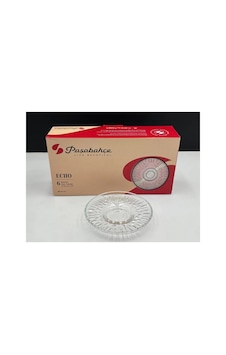 Paşabahçe Echo Cam Çay Tabağı Seti 6'lı 11 Cm Şeffaf Paşabahçe Echo Cam Çay Tabağı Seti 6'lı 11 Cm Şeffaf