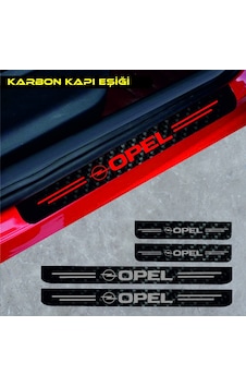 Opel Omega İçin Uyumlu Aksesuar Oto Kapı Eşiği Sticker Karbon 4 Adet1200 Opel Omega İçin Uyumlu Aksesuar Oto Kapı Eşiği Sticker Karbon 4 Adet1200