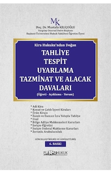 Tahliye Tespit Uyarlama Tazminat Ve Alacak Davaları 6.baskı
