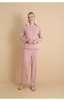 Wordex Mirano 3200 Kadın Kışlık Spor Eşofman Pijama Takımı Pudra Wordex Mirano 3200 Kadın Kışlık Spor Eşofman Pijama Takımı Pudra