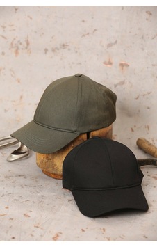 Nacar Store 2'li Set Yazlık Düz Renk Ayarlanabilir Şapka Haki Nacar Store 2'li Set Yazlık Düz Renk Ayarlanabilir Şapka Haki