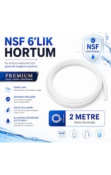 Nsf Sertifikalı Premium 6 Lık Su Arıtma Hortumu 2 Metre 608696155 Nsf Sertifikalı Premium 6 Lık Su Arıtma Hortumu 2 Metre 608696155