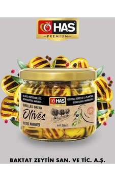 Has Premium Izgara Yeşil Zeytin Çekirdeksiz Marine 300 G