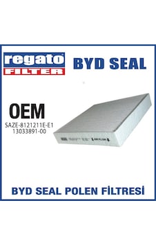 Regato Filter Byd Seal Sedan Polen Kabin Filtresi Oem Kalitesinde Regato Filter Byd Seal Sedan Polen Kabin Filtresi Oem Kalitesinde