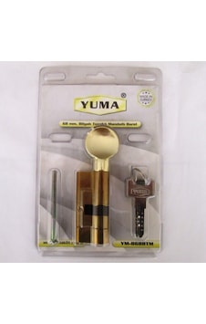 Tuzaklı Bilyalı Mandallı Barel Kapı Kilidi Göbek Sarı 68 Mm Tuzaklı Bilyalı Mandallı Barel Kapı Kilidi Göbek Sarı 68 Mm