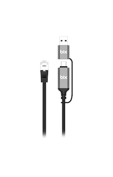 Bix C6ac15 Usb-a & Type-c To Rj45 1000mbps Gigabit Ethernet Dönüştürücü Kablo Thunderbolt 3/4/5 Uyumlu Bix C6ac15 Usb-a & Type-c To Rj45 1000mbps Gigabit Ethernet Dönüştürücü Kablo Thunderbolt 3/4/5 Uyumlu