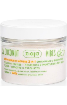 Ziaja 2'si 1 Arada Hindistan Cevizi Vibes Vücut Scrub 270 ML Ziaja 2'si 1 Arada Hindistan Cevizi Vibes Vücut Scrub 270 ML