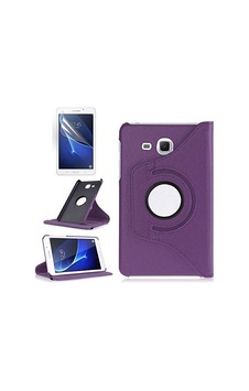 Aksesuarcim 4 Sm-t280 T285 İle Uyumlu Kılıfı Suni Deri 2 Farklı Stand Olabilen Darbe Korumalı 360 Dönebilen Tablet Kılıfı Mor Sku: Zeusb0fhhzbqzf Arka Kapak