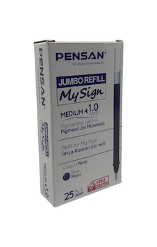 Pensan My Sing Jel Refil Mavi 1.0 MM 25'li