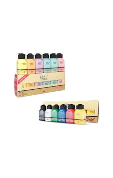 Artdeco 6 Pastel 6 Canlı Renk Akrilik Boya 12 75 Ml Set Çok Renkli Artdeco 6 Pastel 6 Canlı Renk Akrilik Boya 12 75 Ml Set Çok Renkli