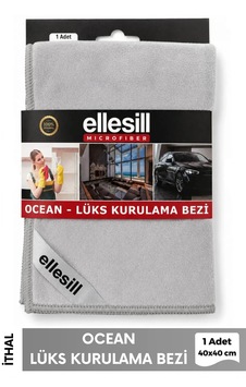 Ocean Lüks Kurulama Bezi 40x40 Cm 1 Adet - Mutfak, Araç, Banyo, Wc, Bardak, Tabak Kurulama Bez Gri