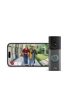 Halkalı Görüntülü Kapı Zili Pro Kablosu Kablolu Görüntülü Kapı Zili Pro, En Yeni Nesil Kablolu Video Kapı Zili Kamerası Retina 4k, 10x Yakınlaştırma Ring Aboneliği İçin