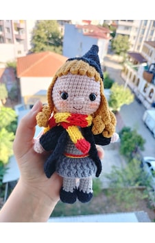 Amigurumi Hermione Harry Potter Karakteri Oyuncak Bebek Dukakidst Amigurumi Hermione Harry Potter Karakteri Oyuncak Bebek Dukakidst
