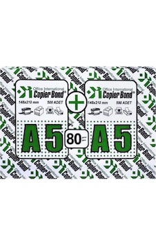 Copier Bond A5 Fotokopi Kağıdı - 1000 Adet Copier Bond A5 Fotokopi Kağıdı - 1000 Adet