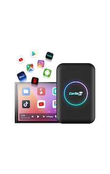 Lite Carplay Ai-box Kablosuz Adaptörü, Youtube-netflix İçin, Kablolu Carplay'i Kablosuz Apple Carplay'e Ve Kablosuz Android-auto'ya Dönüştürür, Fabrika Kablolu Carplay İçin Ve Lite Carplay Ai-box Kablosuz Adaptörü, Youtube-netflix İçin, Kablolu Carplay'i Kablosuz Apple Carplay'e Ve Kablosuz Android-auto'ya Dönüştürür, Fabrika Kablolu Carplay İçin Ve