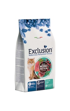 Exclusion Monoprotein Ton Balıklı Ve Narlı Düşük Tahıllı Kısırlaştırılmış Kedi Maması 12 Kg