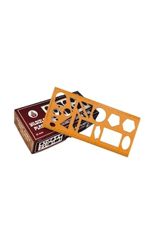 Yıldızlar 040 Geometrik Şablon Cetvelli 25 CM Sarı Yıldızlar 040 Geometrik Şablon Cetvelli 25 CM Sarı